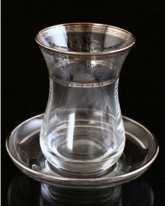 Turkish Tea Set 6 Person w/o Handle