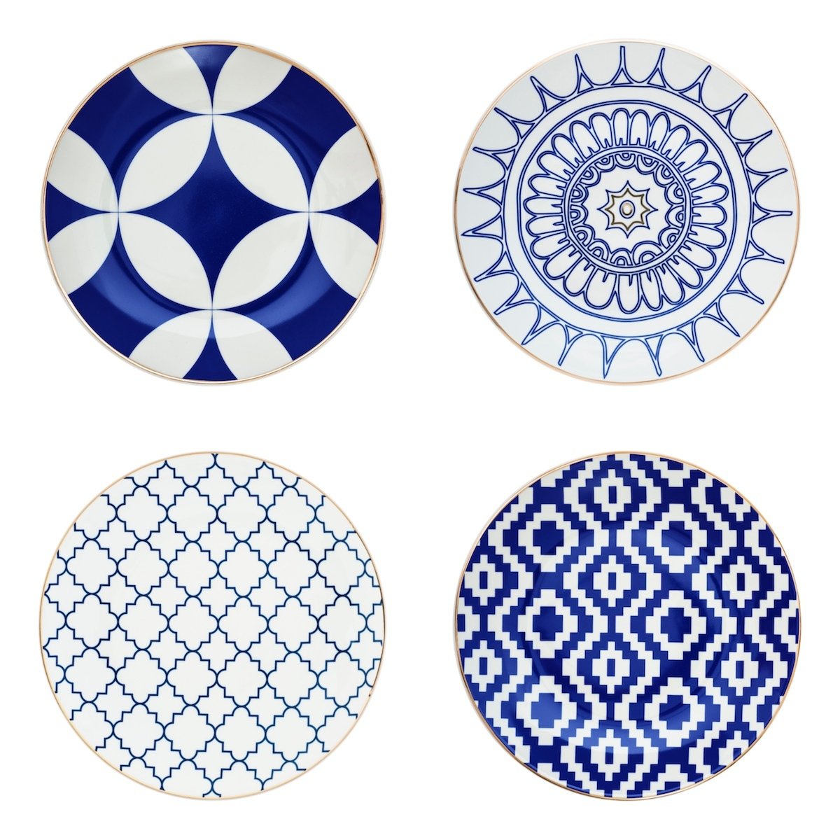 Mavili Mix Dinner Plate Set 28cm