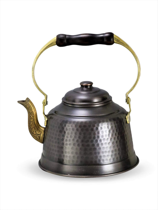 Oksitli Eskitme Black Teapot