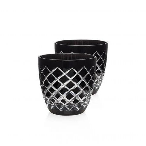 Nila Black Glass Set - Small