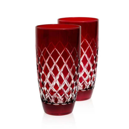 Nila Red Glass Set - Large