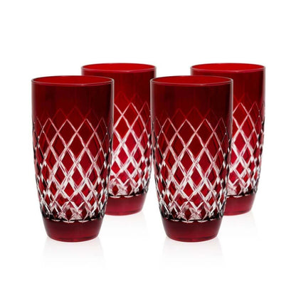 Nila Red Glass Set - Large